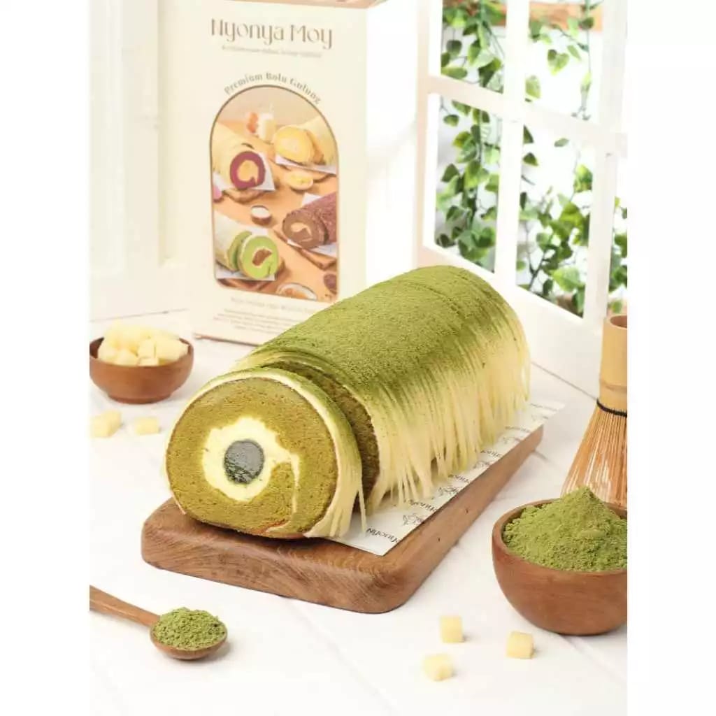 Bolu Gulung Matcha Chesse